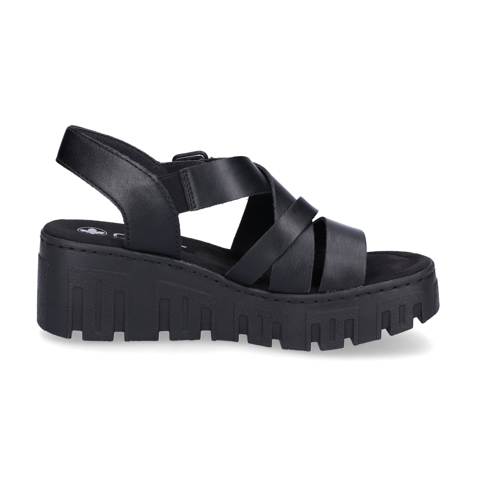 Rieker Damen Sandale schwarz