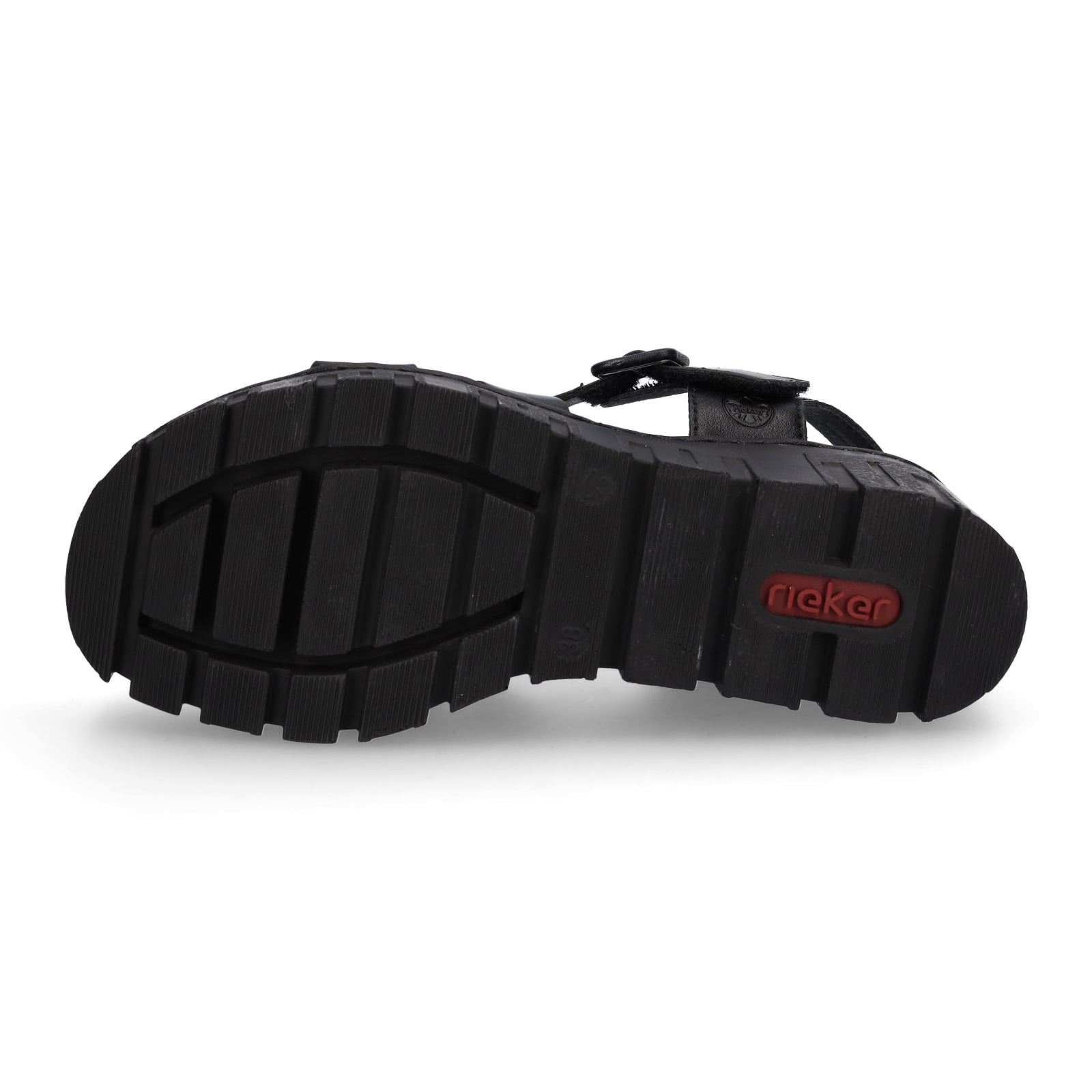 Rieker Damen Sandale schwarz