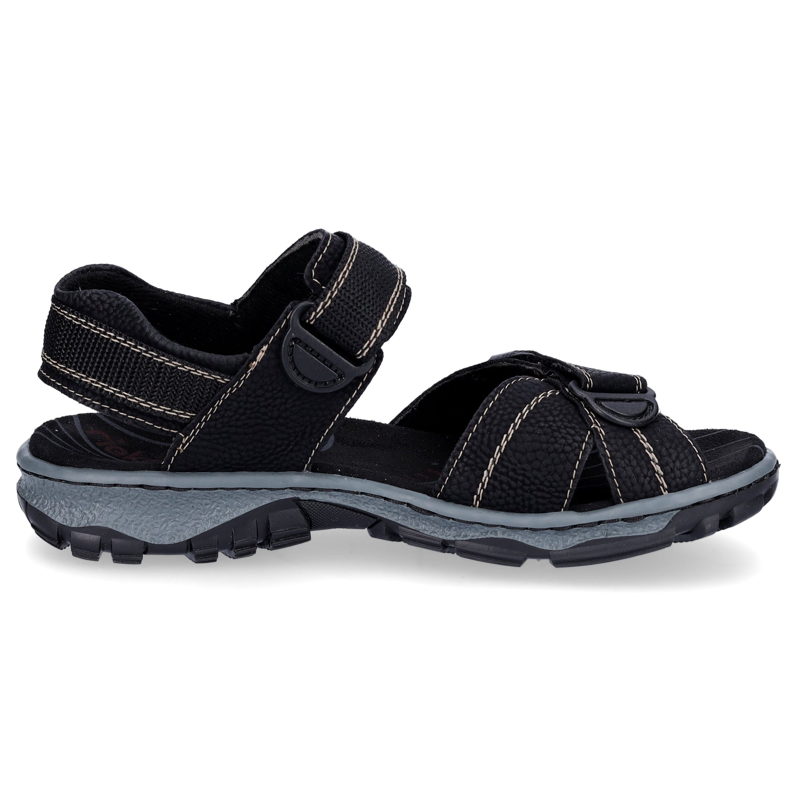 Rieker women's trekking sandal black