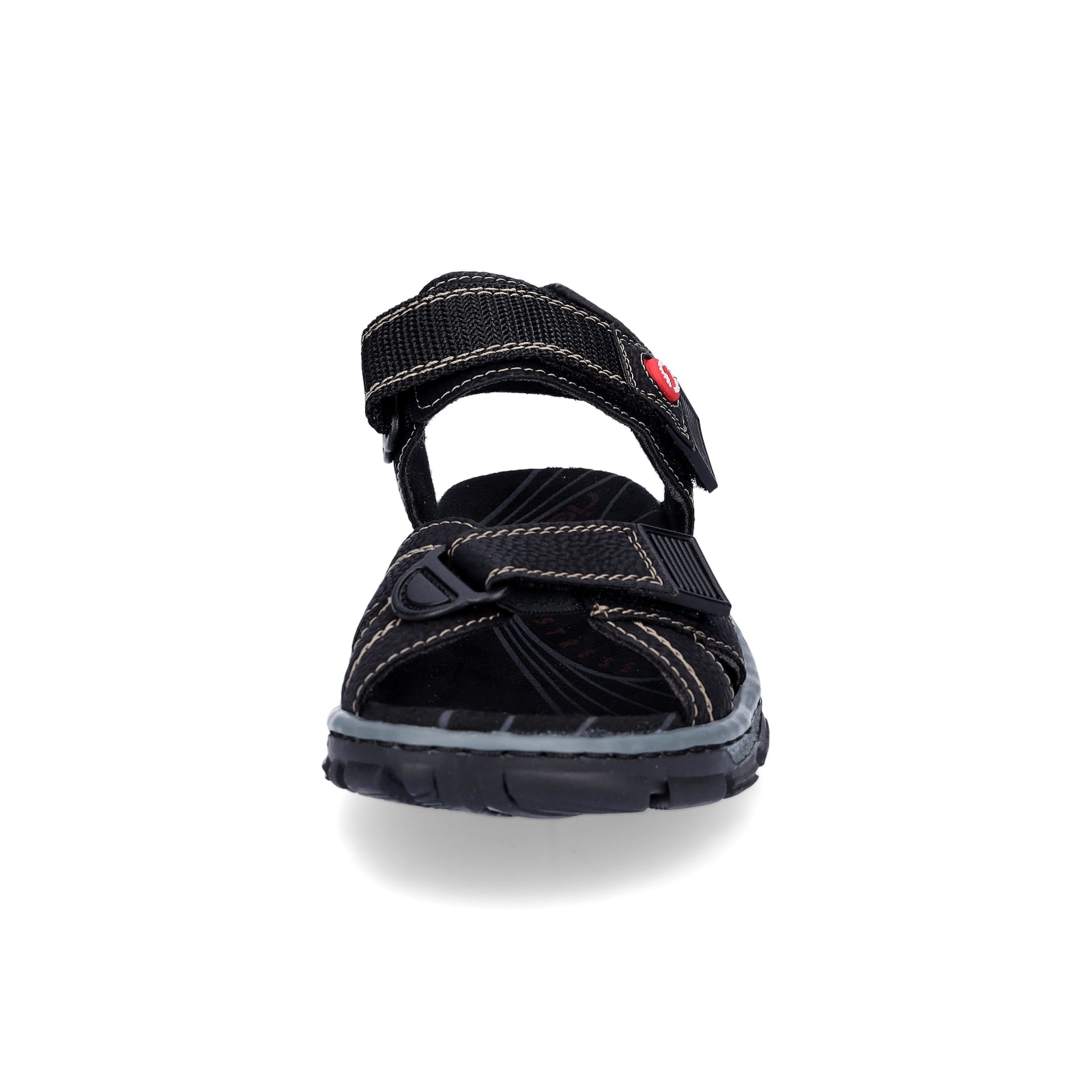 Rieker women's trekking sandal black