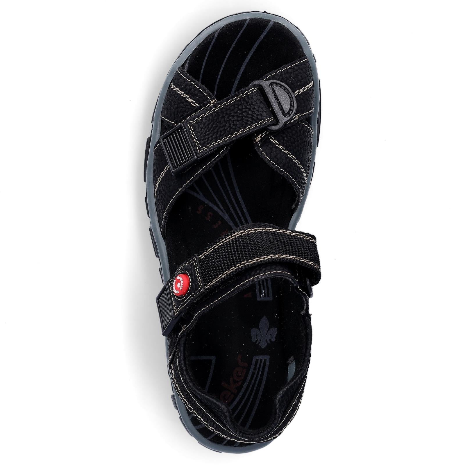 Rieker women's trekking sandal black
