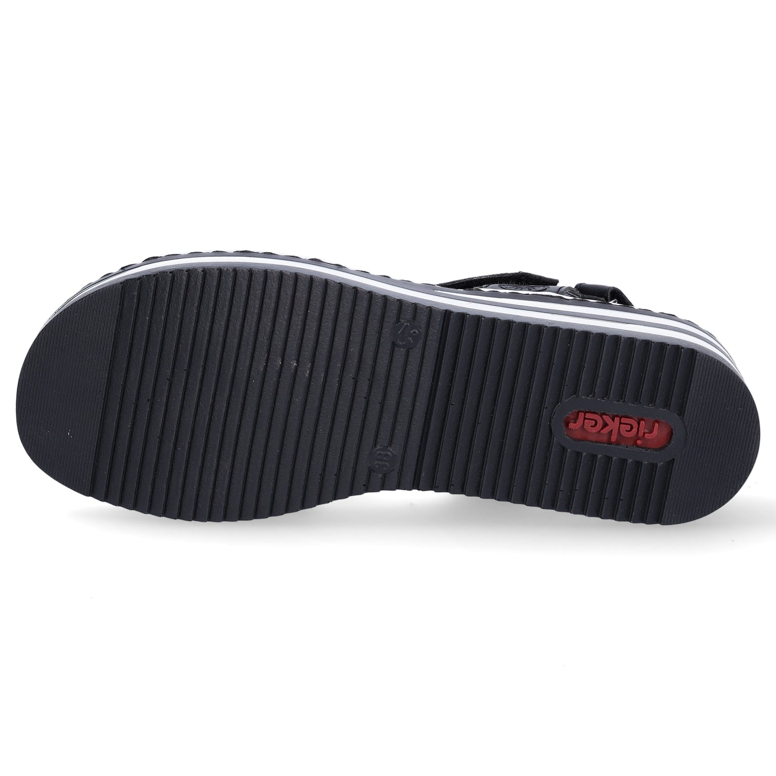 Rieker Damen Sandale schwarz