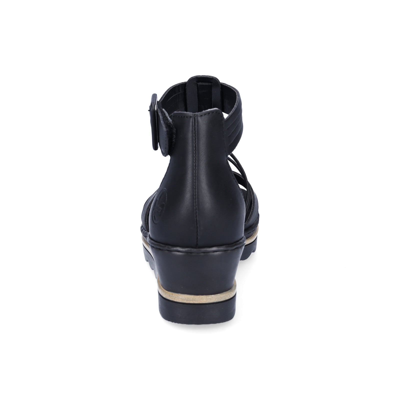 Rieker Damen Keilsandalette schwarz