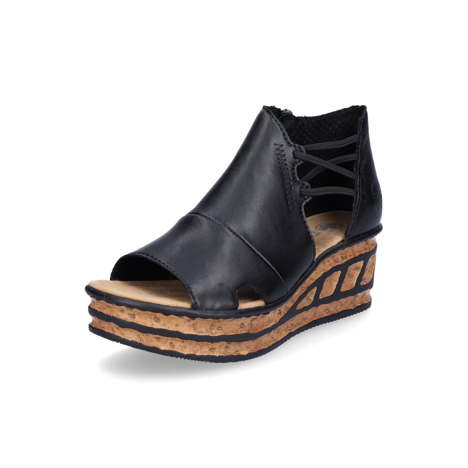 Rieker Damen Sandalette schwarz