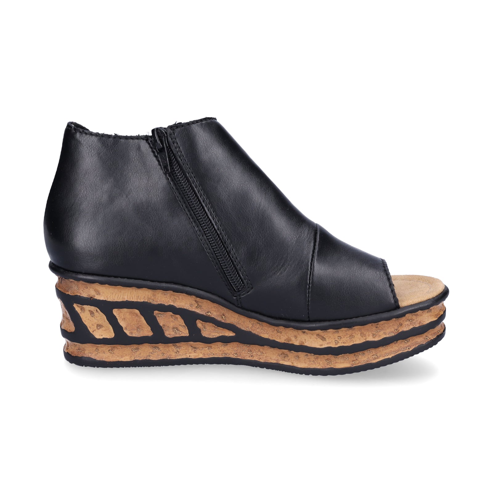 Rieker Damen Sandalette schwarz