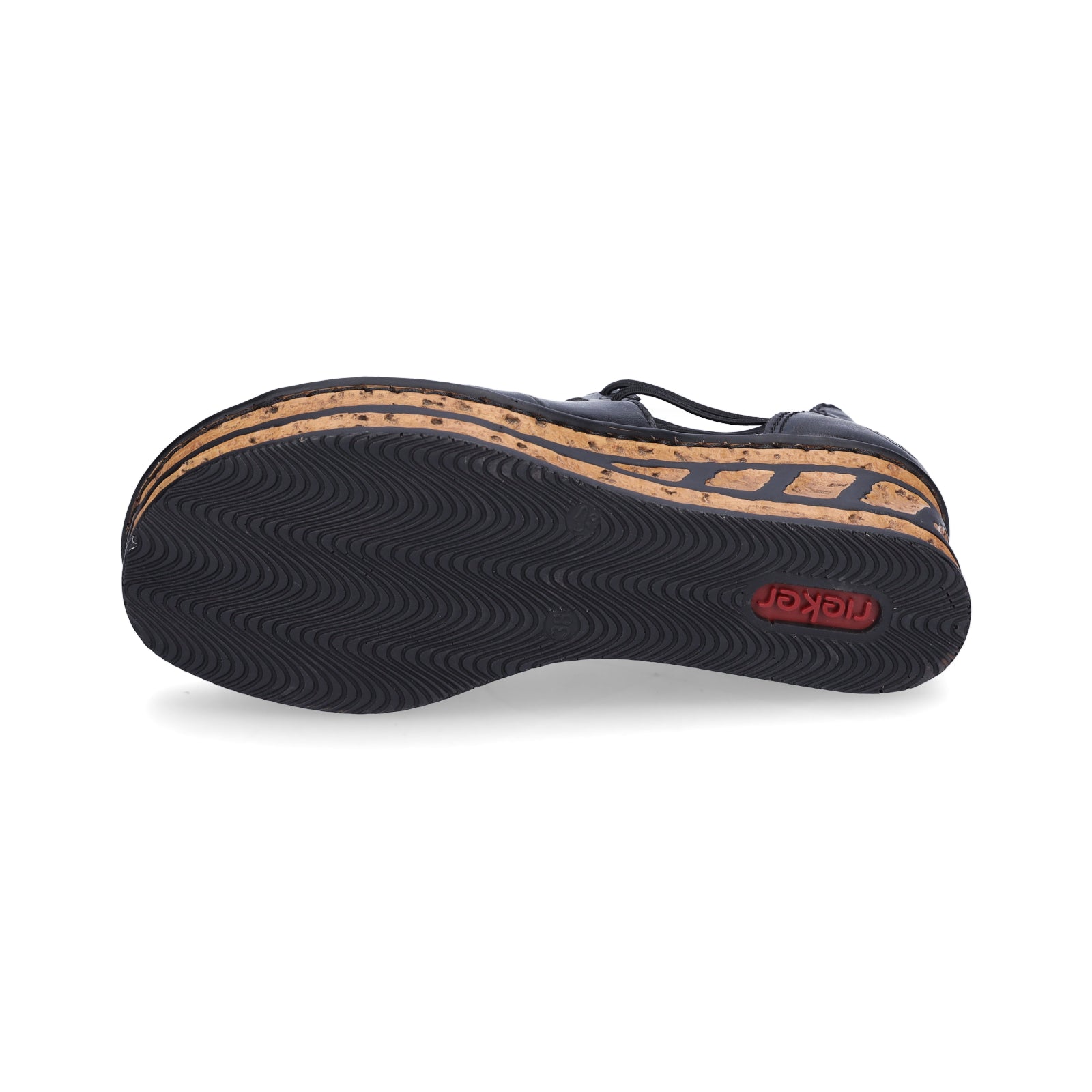 Rieker Damen Sandalette schwarz