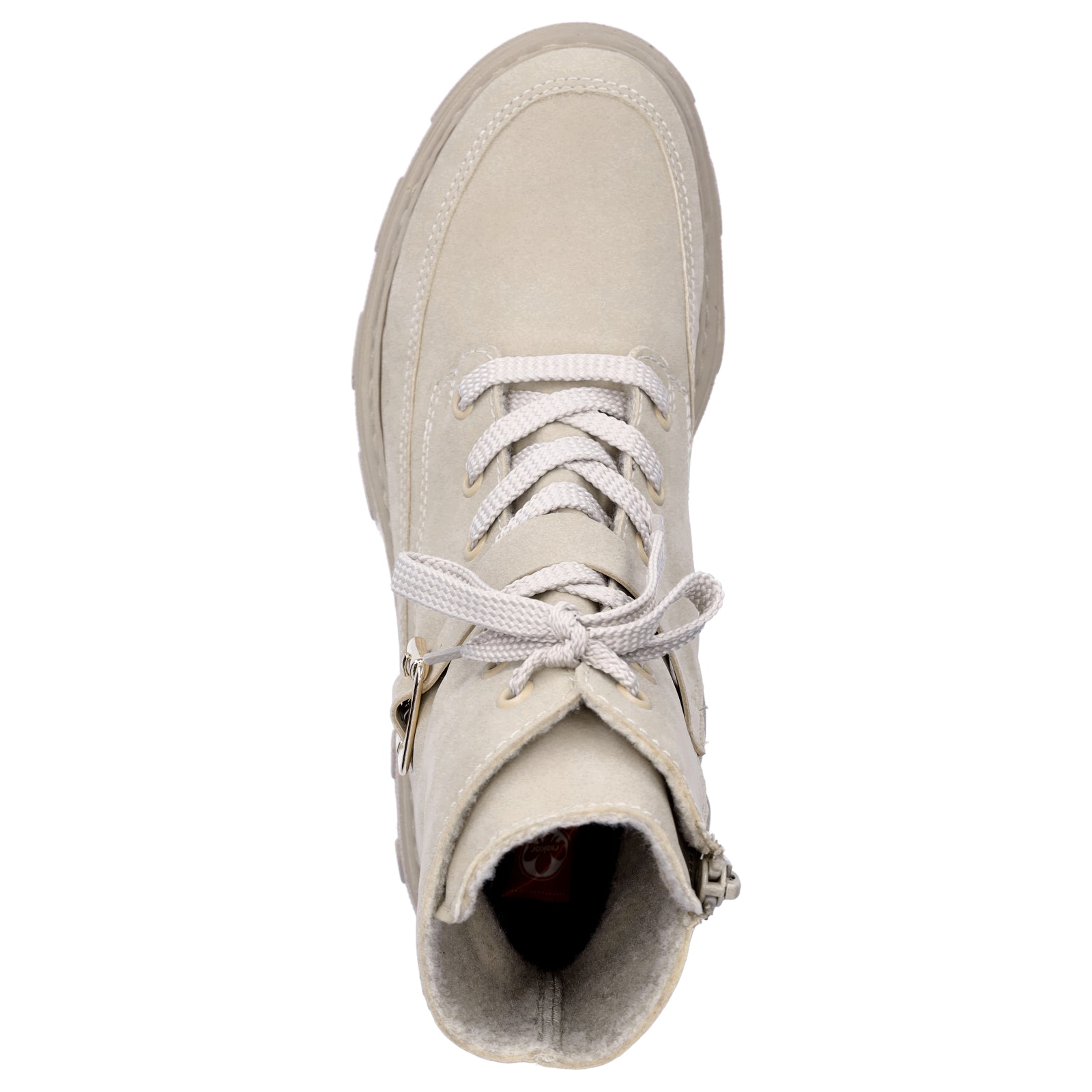 Rieker Damen Schnürboot beige