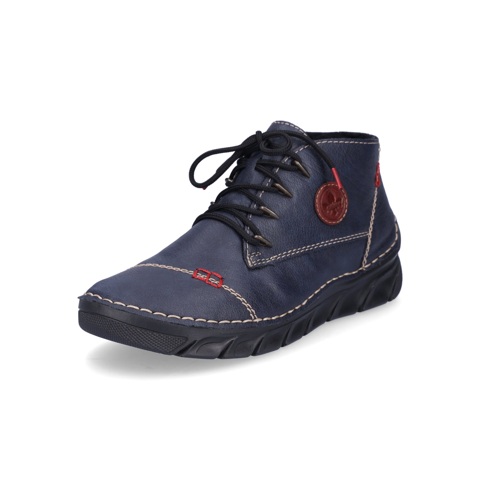 Rieker Damen Schnürboot blau