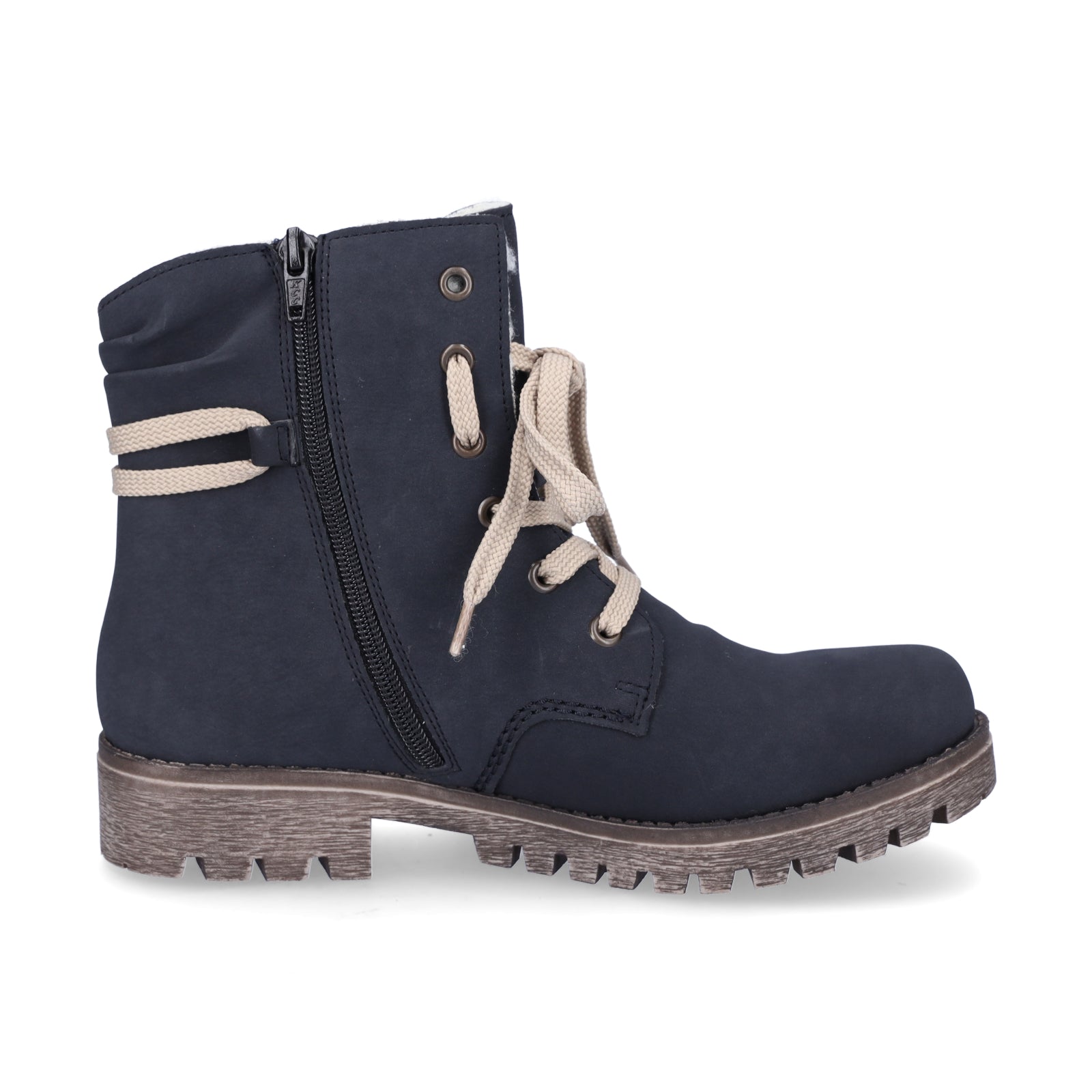 Rieker Damen Schnürboot blau
