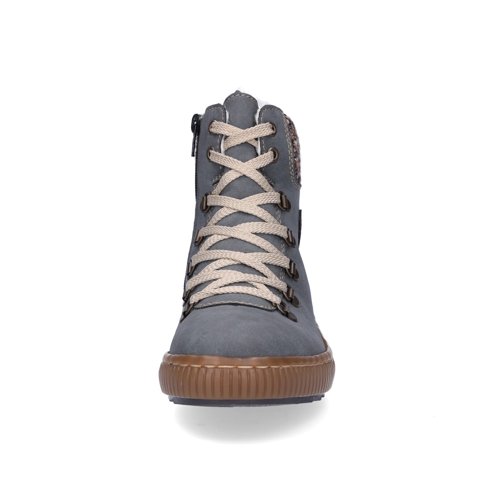 Rieker women's lace-up boot blue