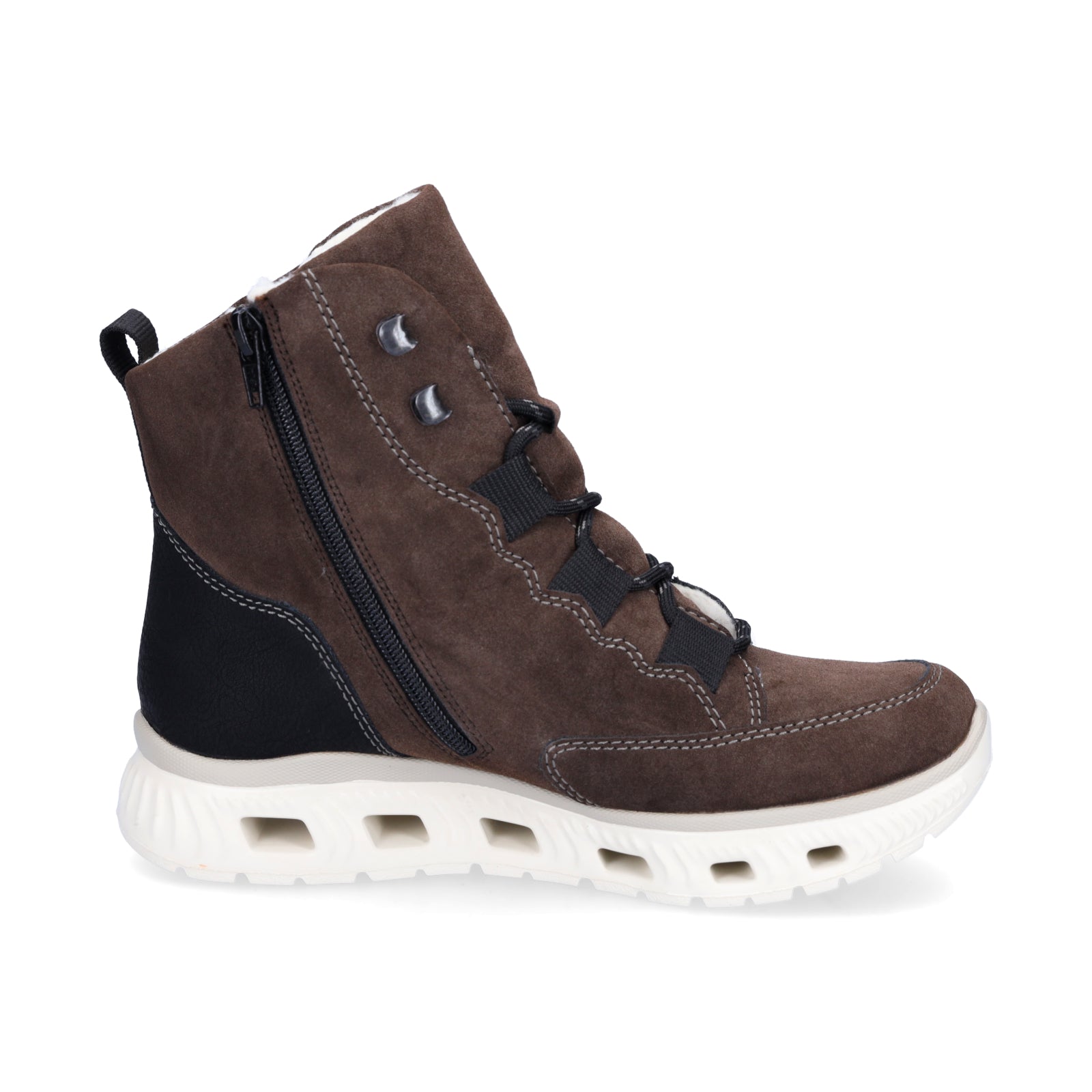 Rieker women's lace-up boot brown
