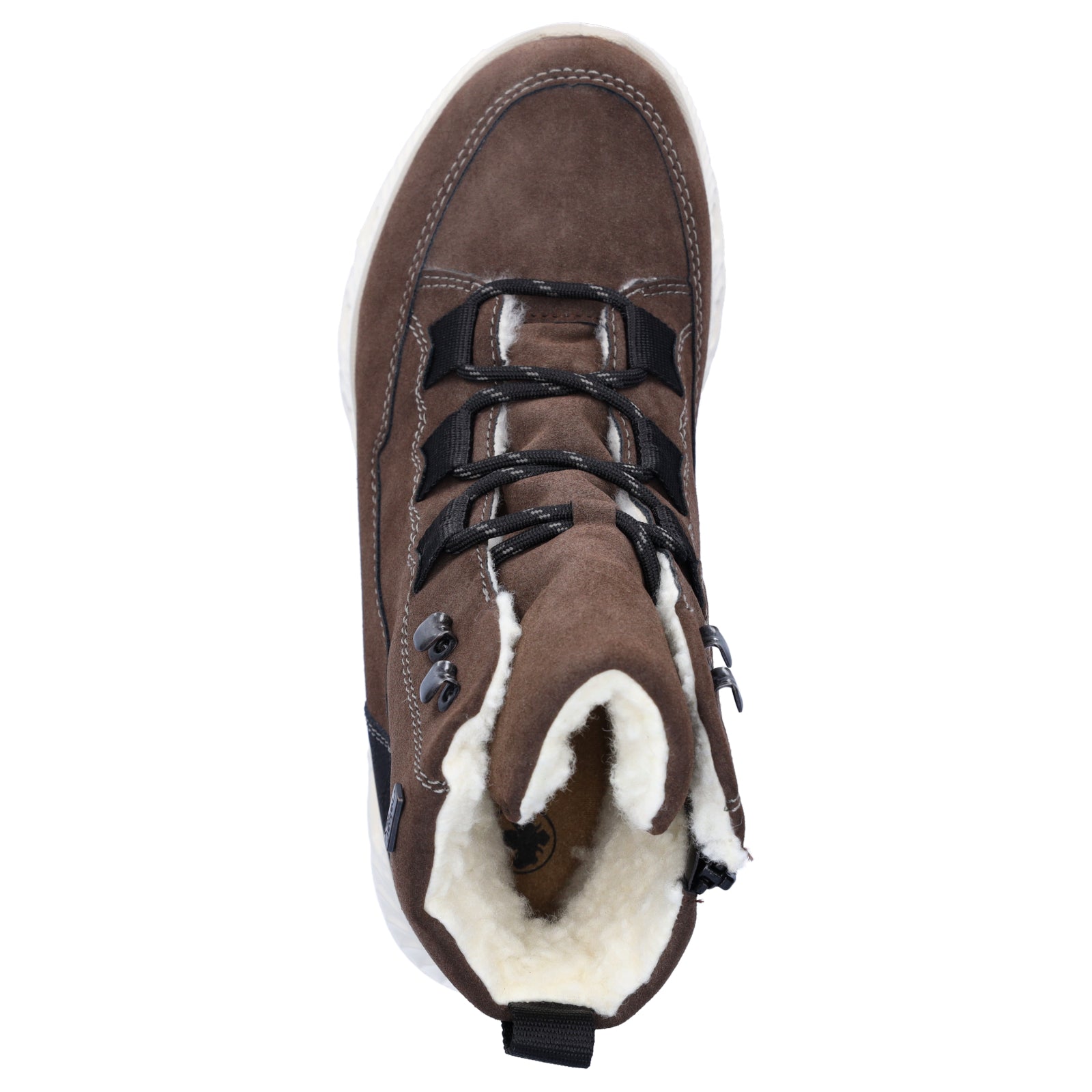 Rieker women's lace-up boot brown