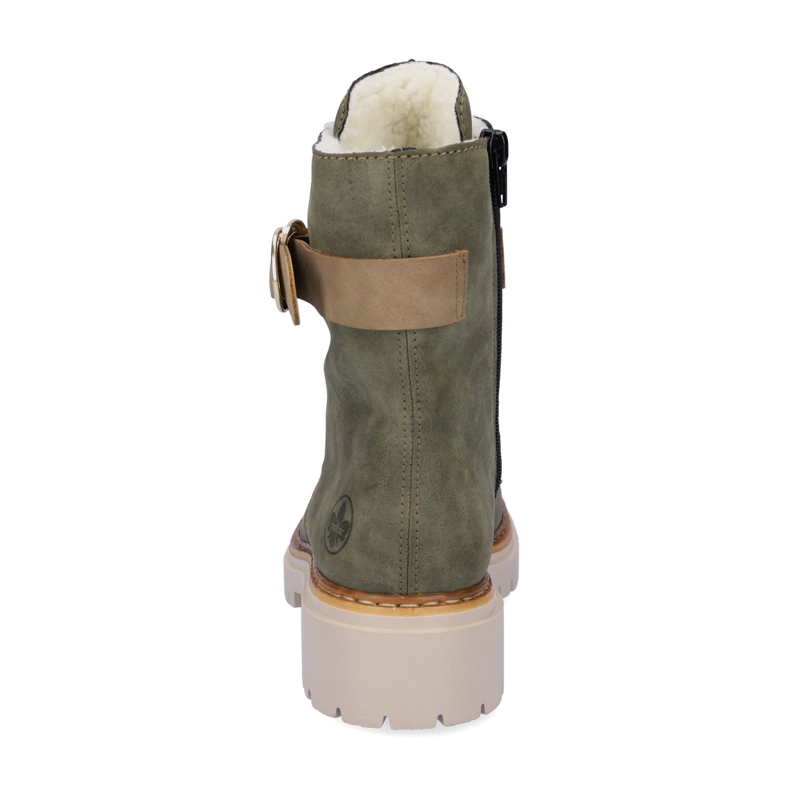 Rieker women's lace-up boot green