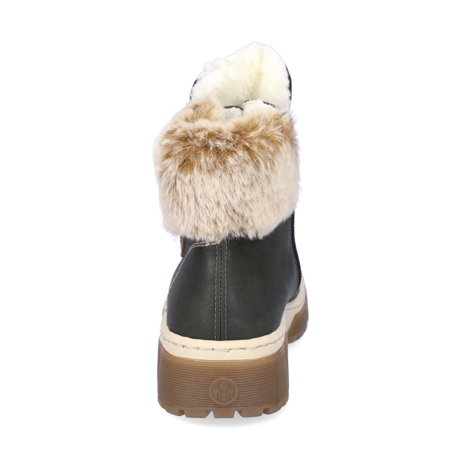 Rieker women's lace-up boot green