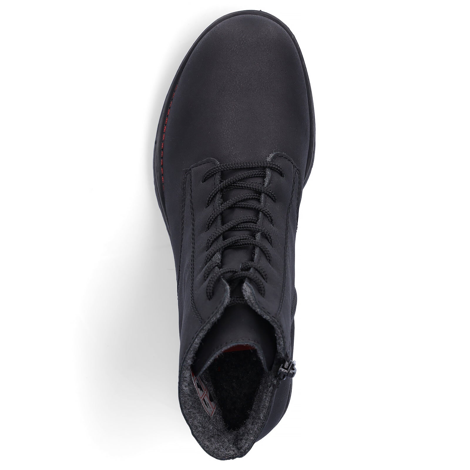 Rieker women's lace-up boot black