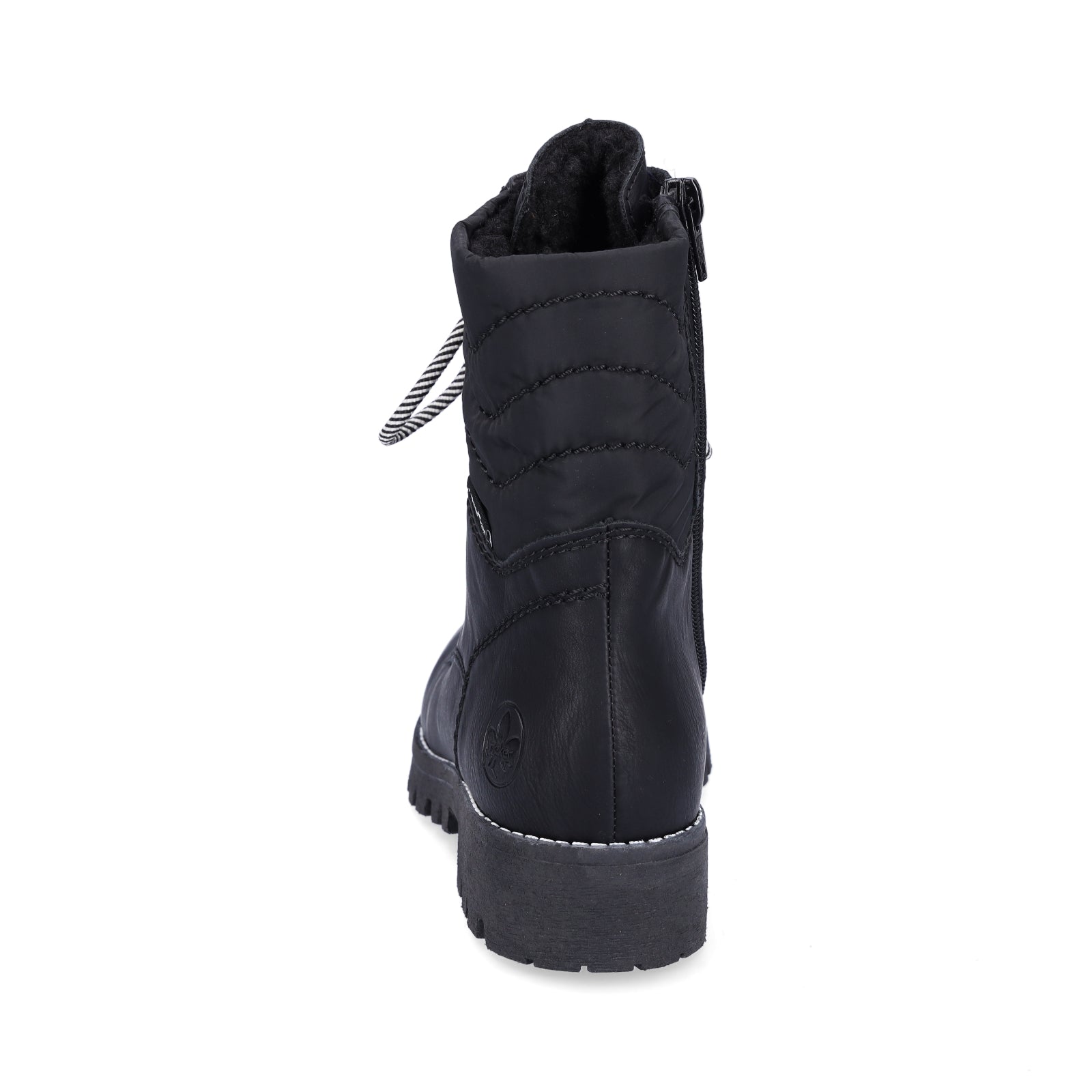 Rieker Damen Schnürboot schwarz