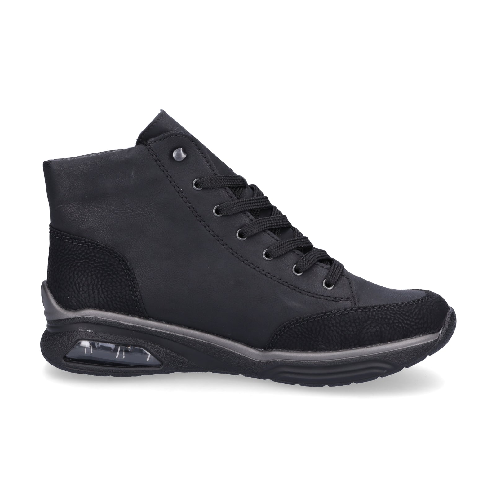 Rieker women's lace-up boot black