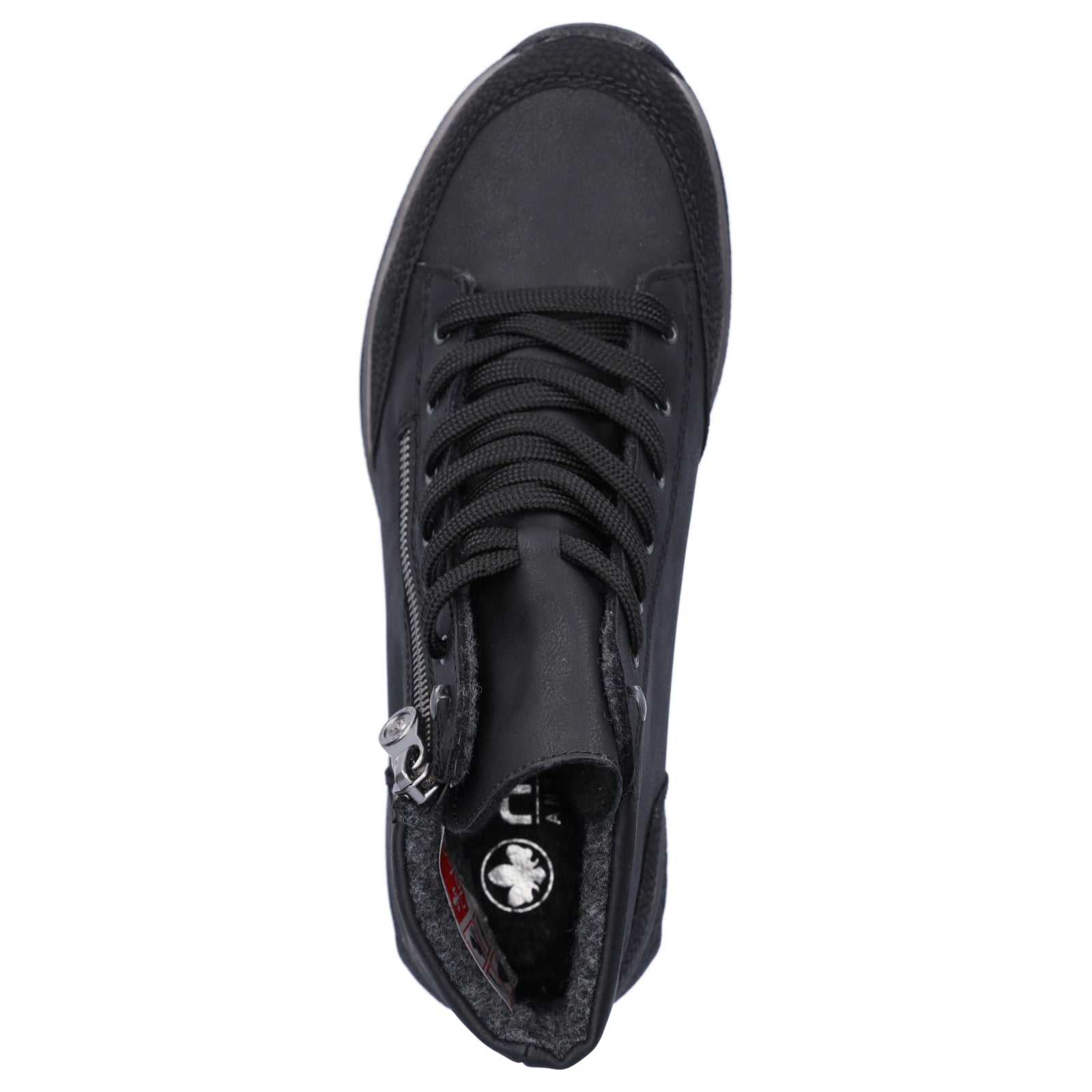 Rieker women's lace-up boot black