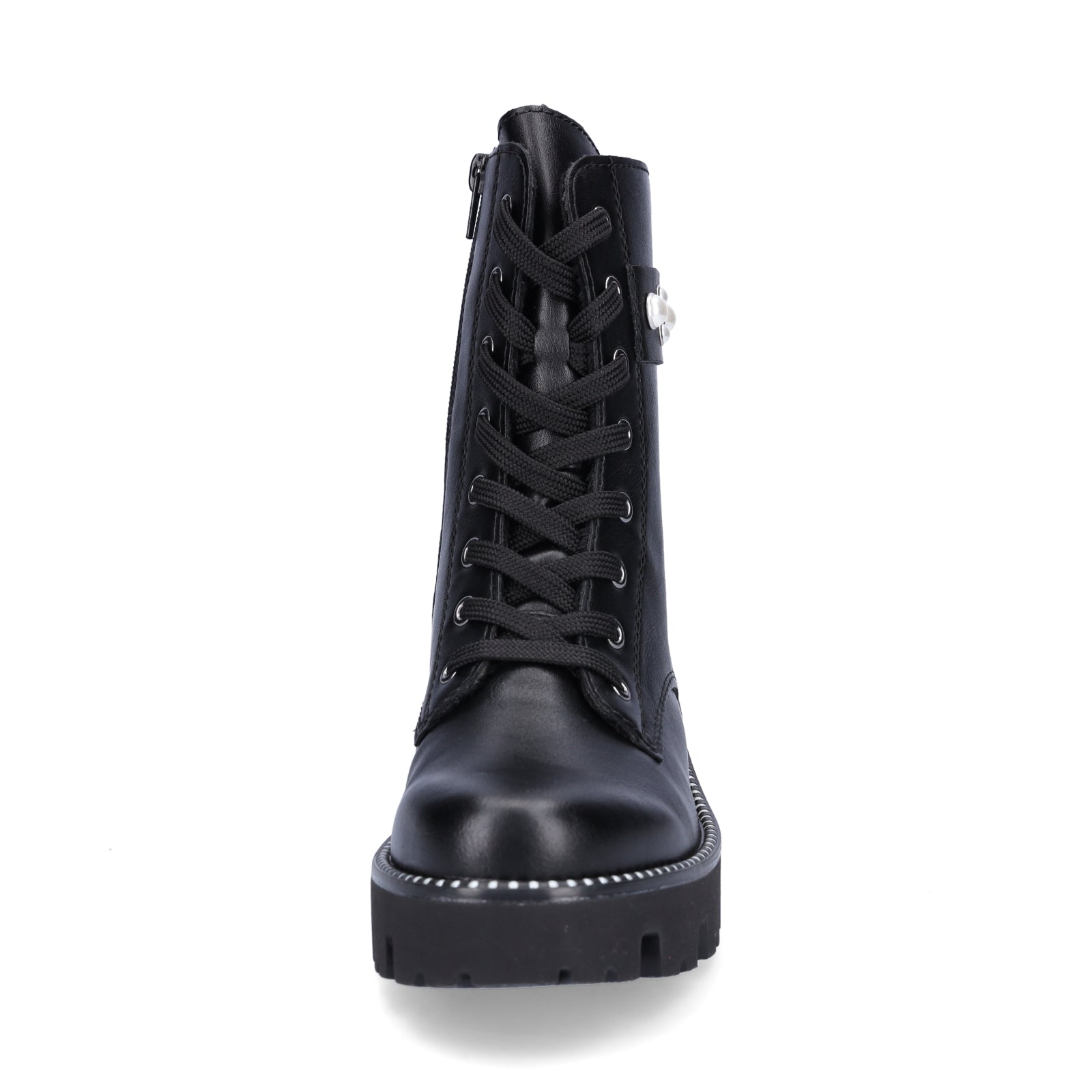Rieker women's lace-up boot black