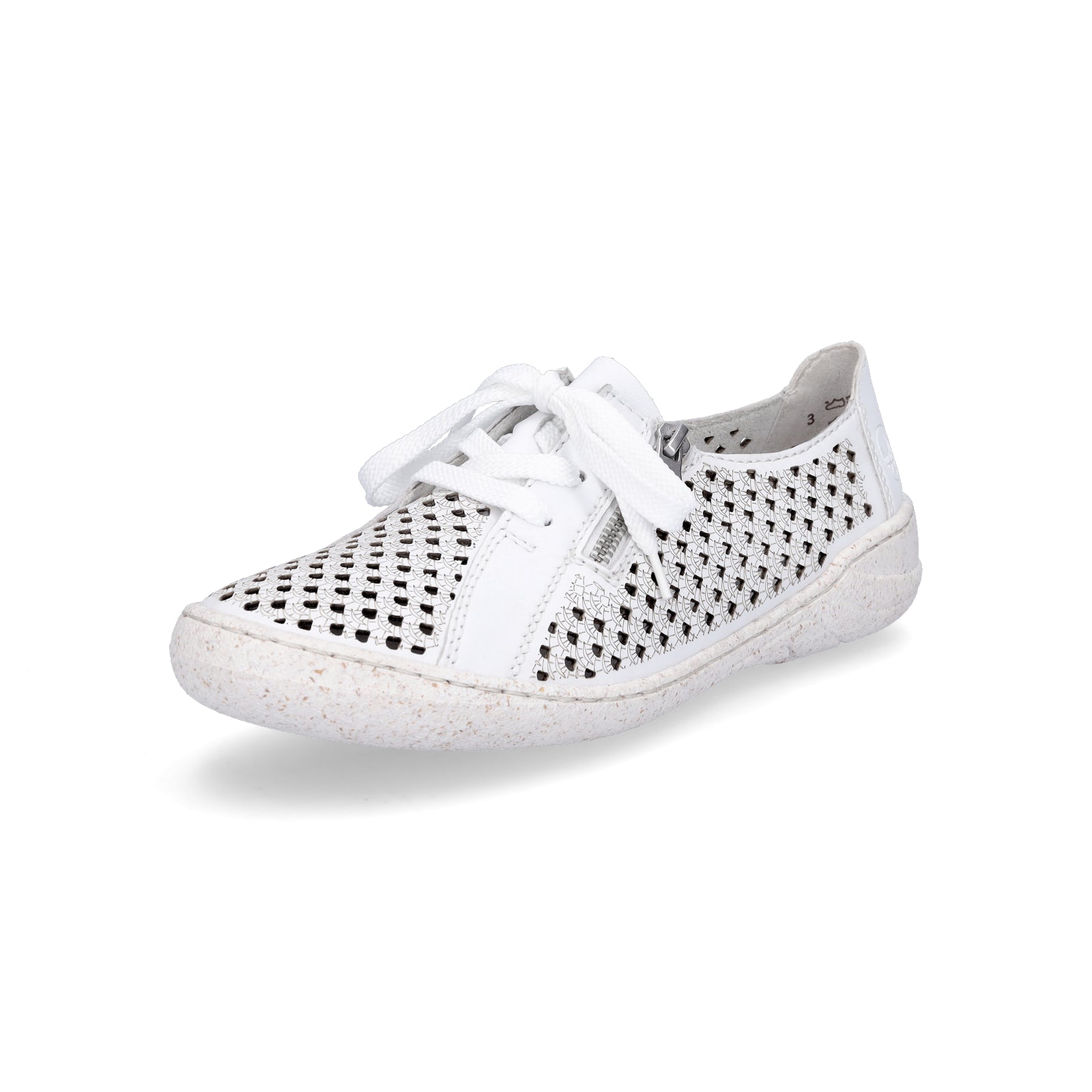 Rieker Damen Schnürschuh weiß
