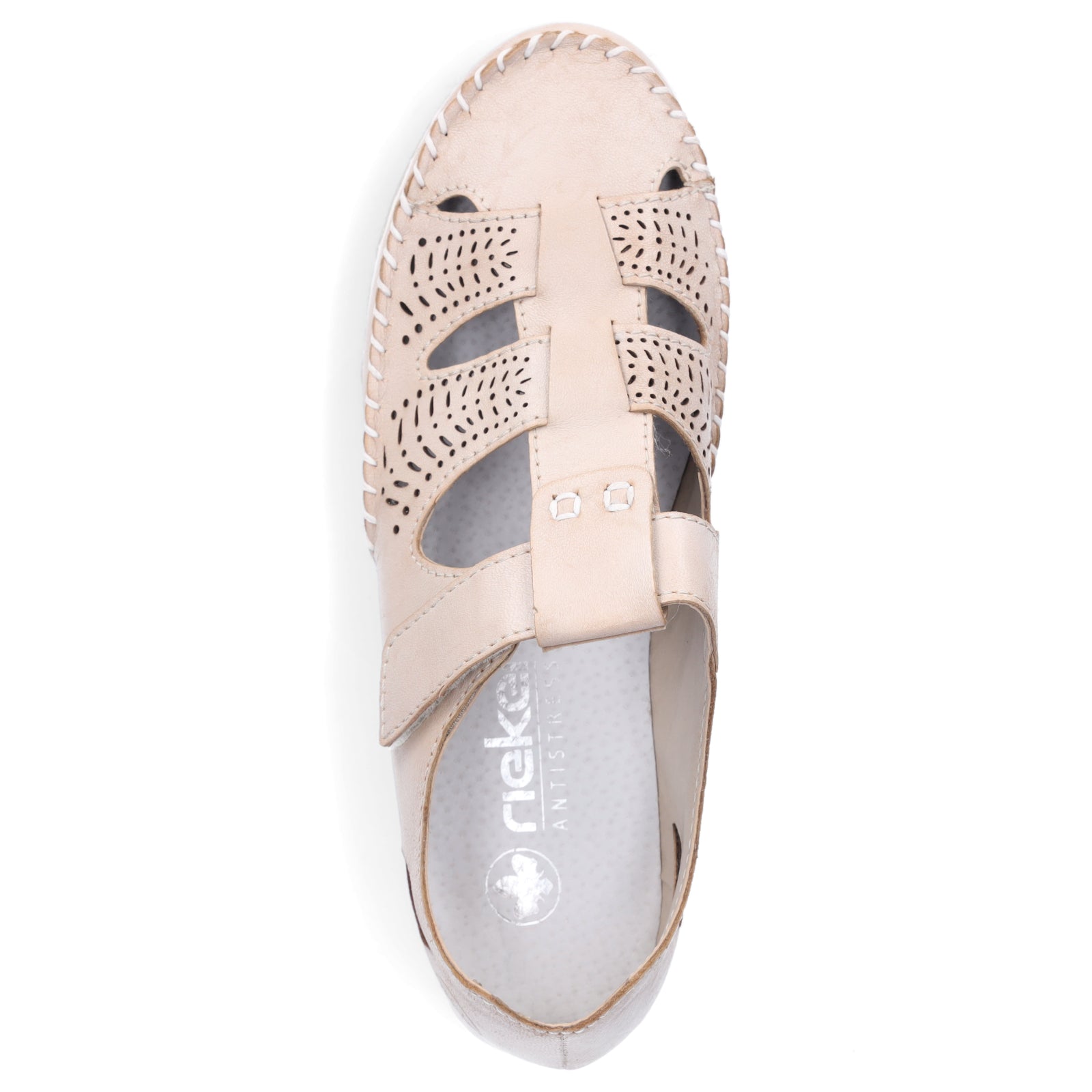 Rieker women's slippers beige