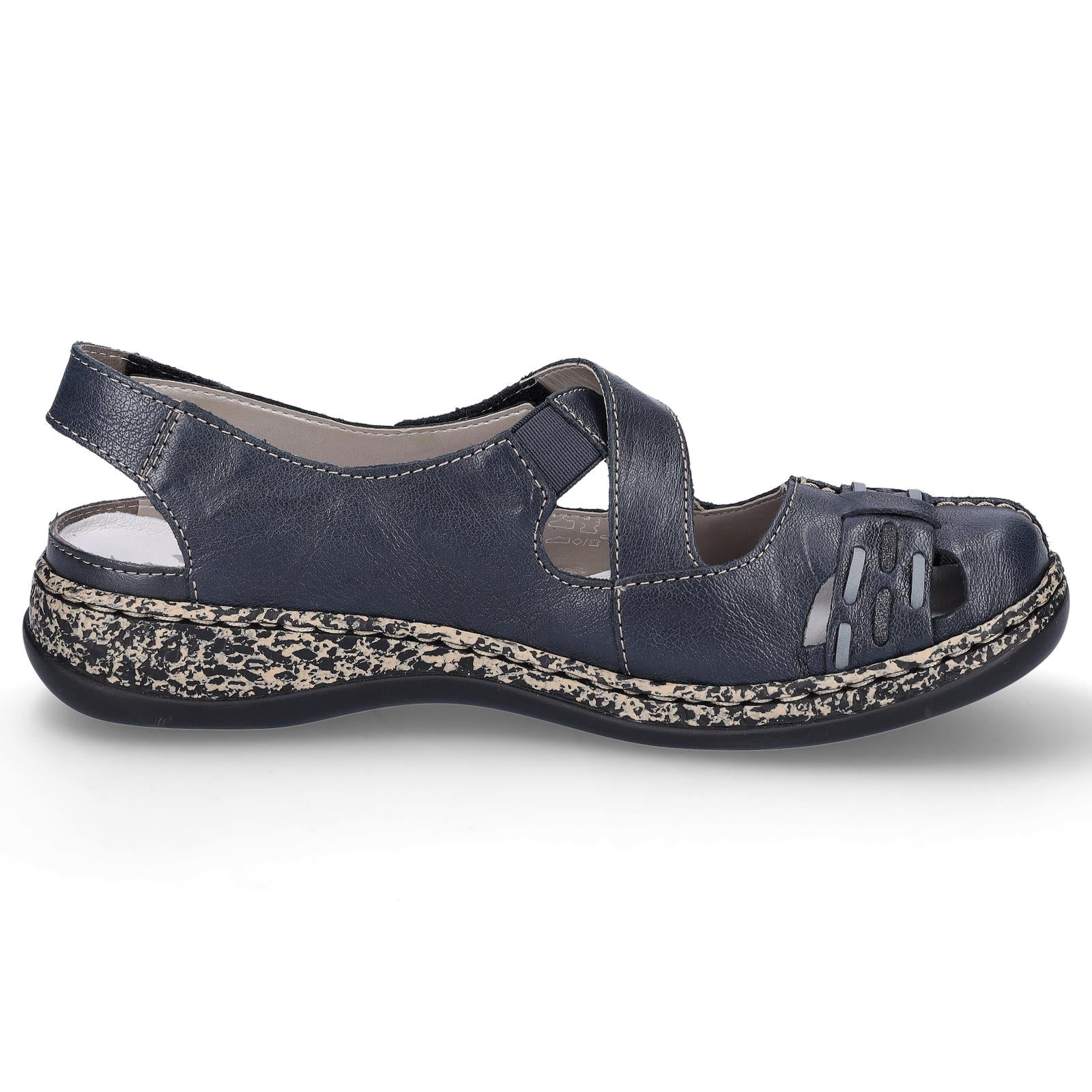 Rieker ladies slippers blue