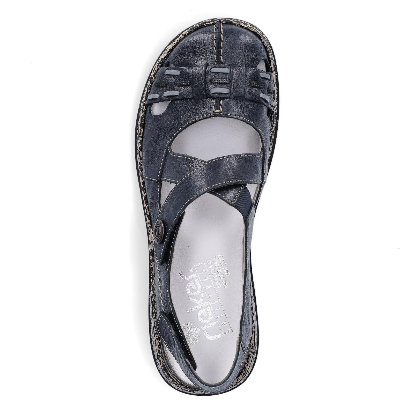 Rieker ladies slippers blue