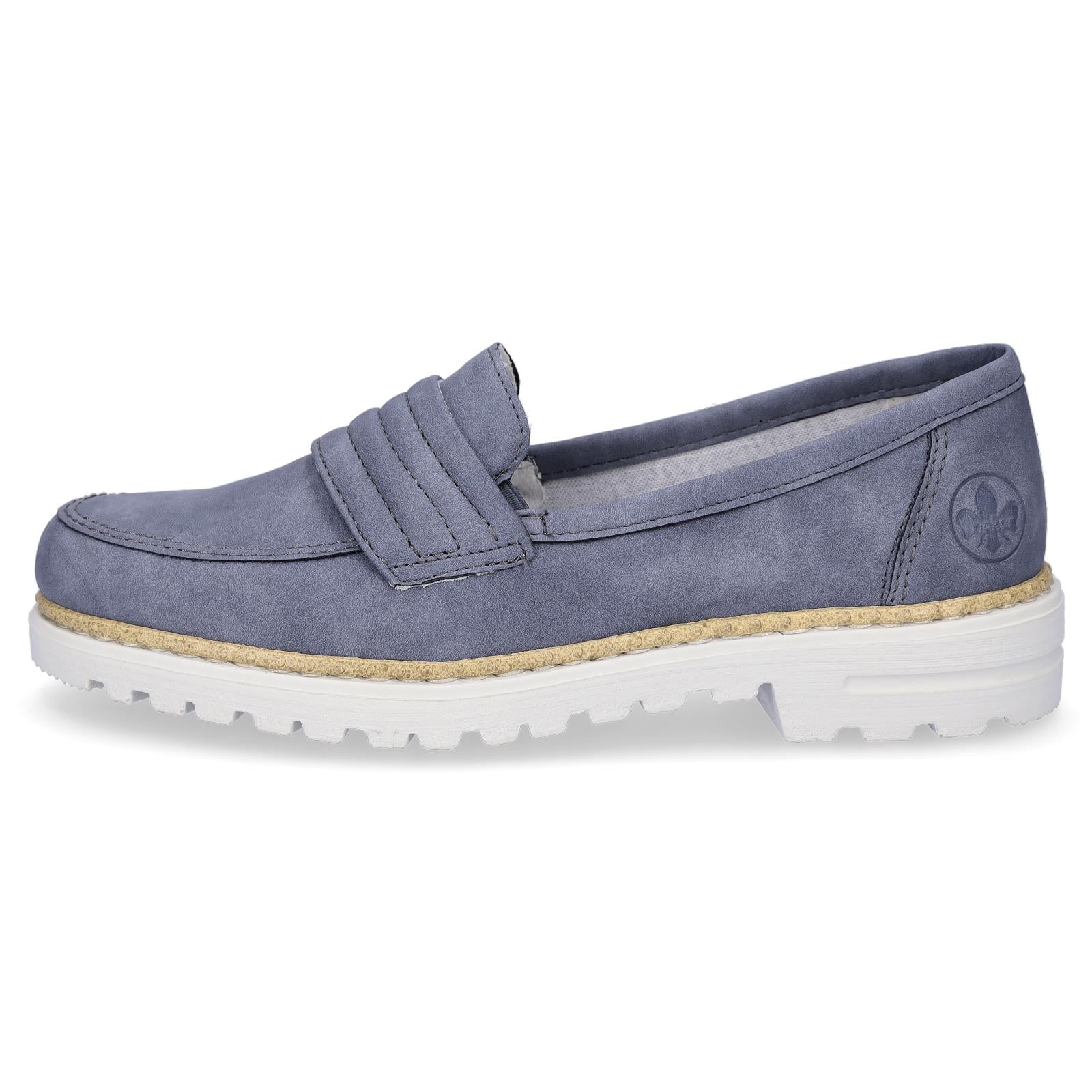 Rieker ladies slippers blue