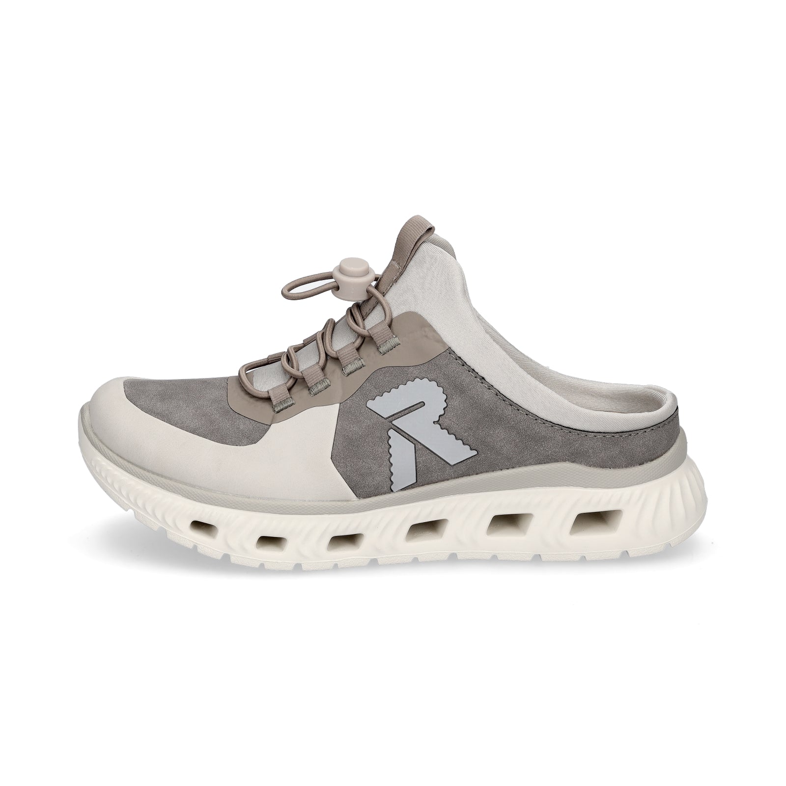 Rieker Damen Slipper grau