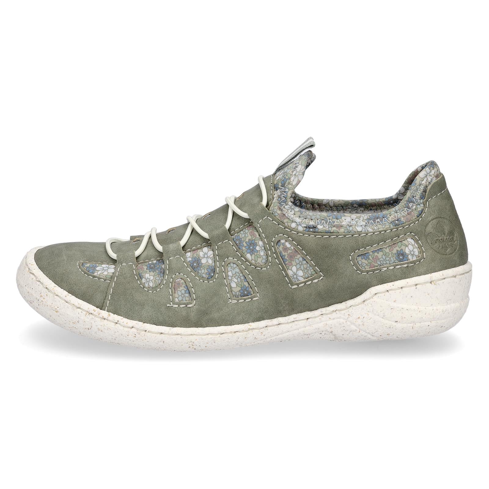 Rieker women's slippers green