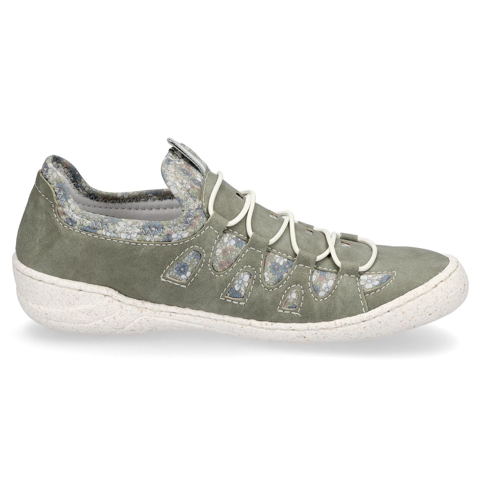 Rieker women's slippers green