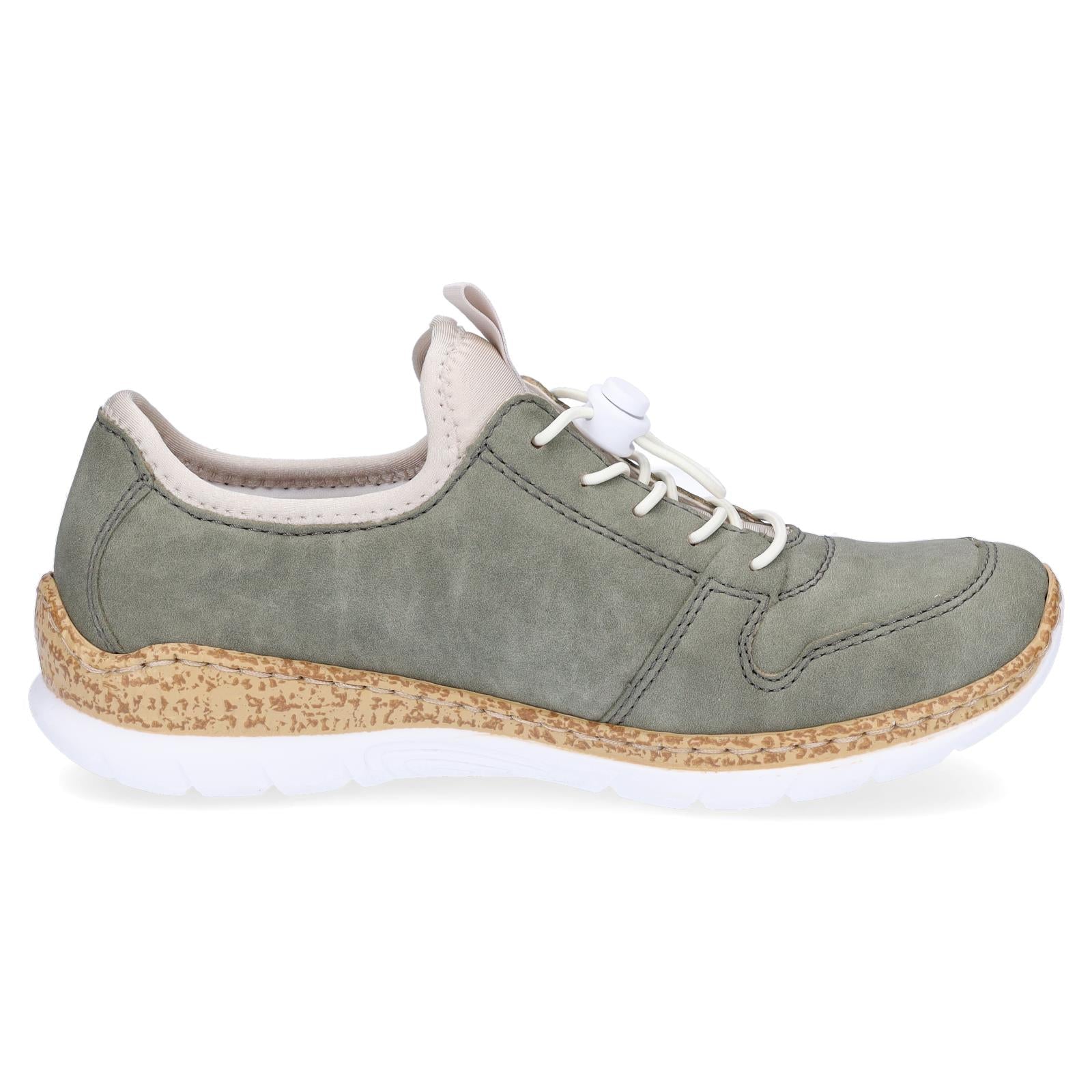 Rieker Damen Slip-on Sneaker salbei grün