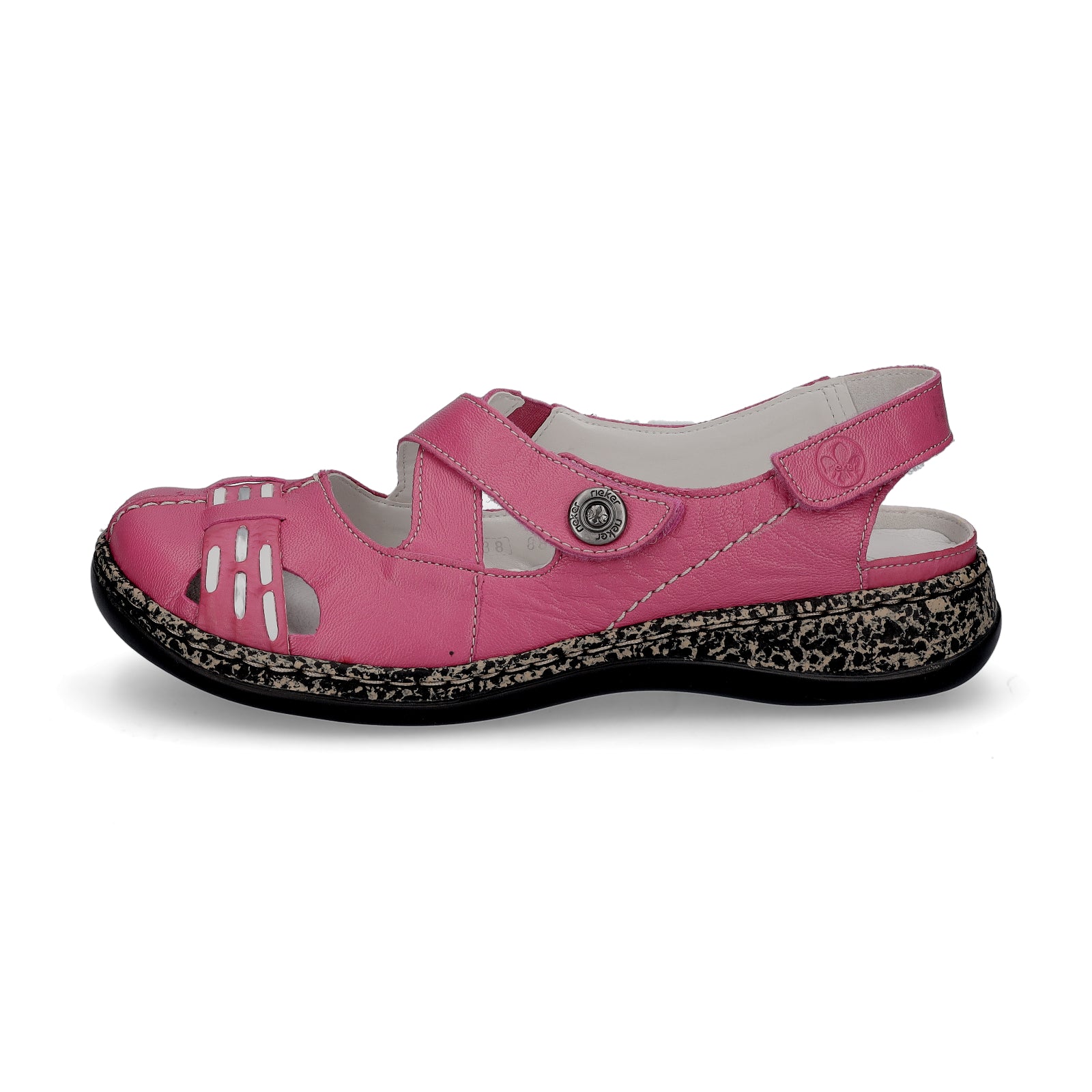 Rieker women's slippers fuchsia