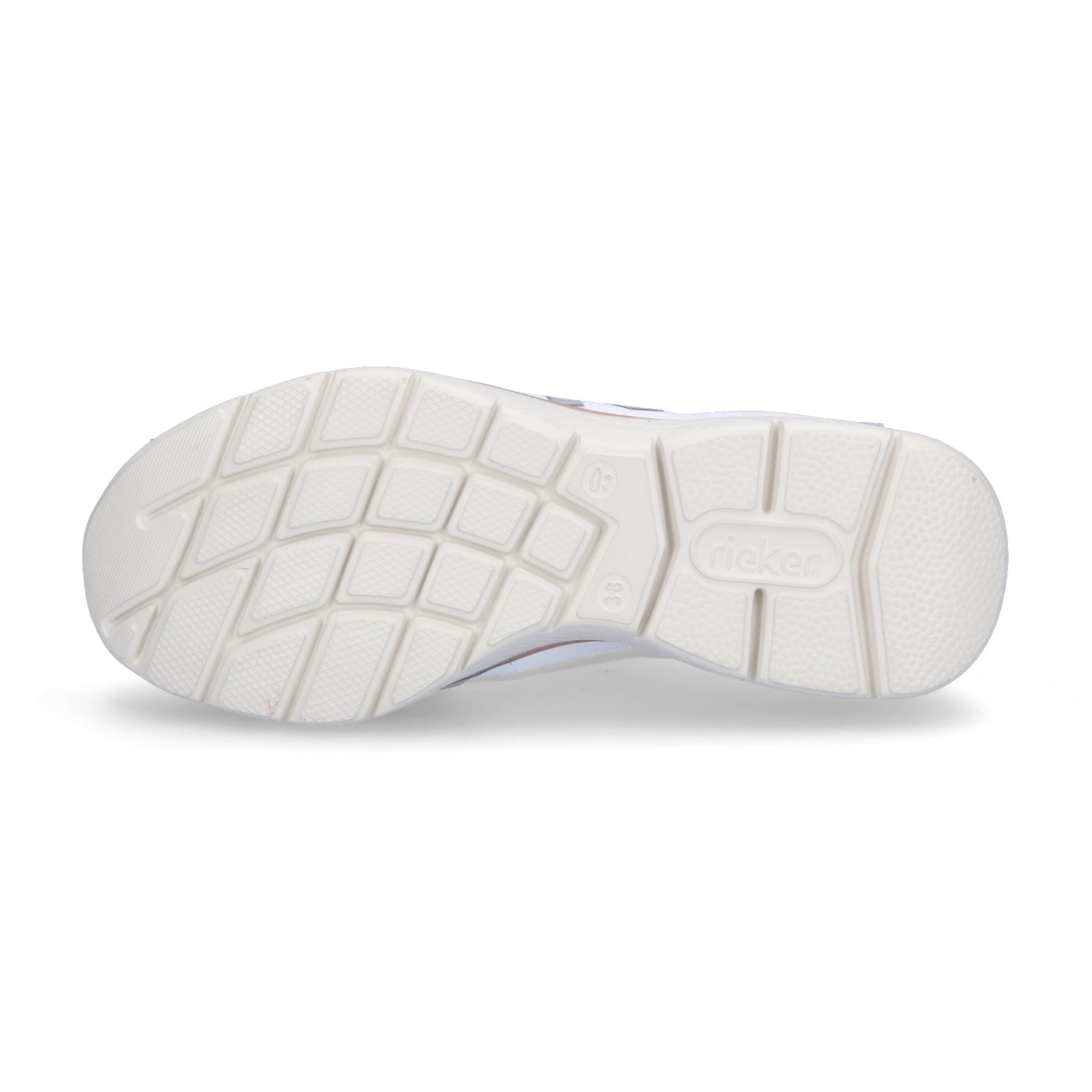 Rieker women's slippers white pink