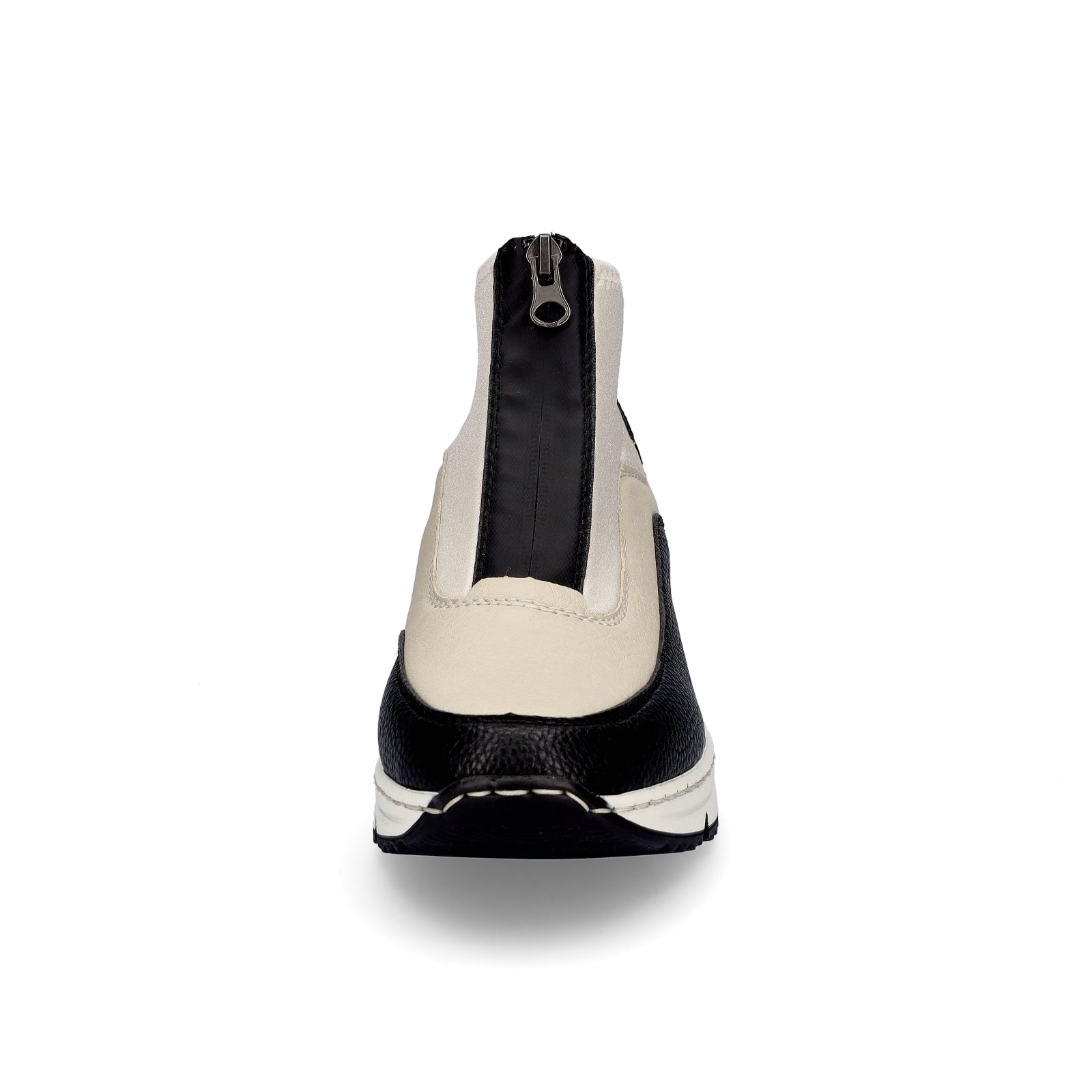 Rieker Damen Slip-on Sneaker beige schwarz
