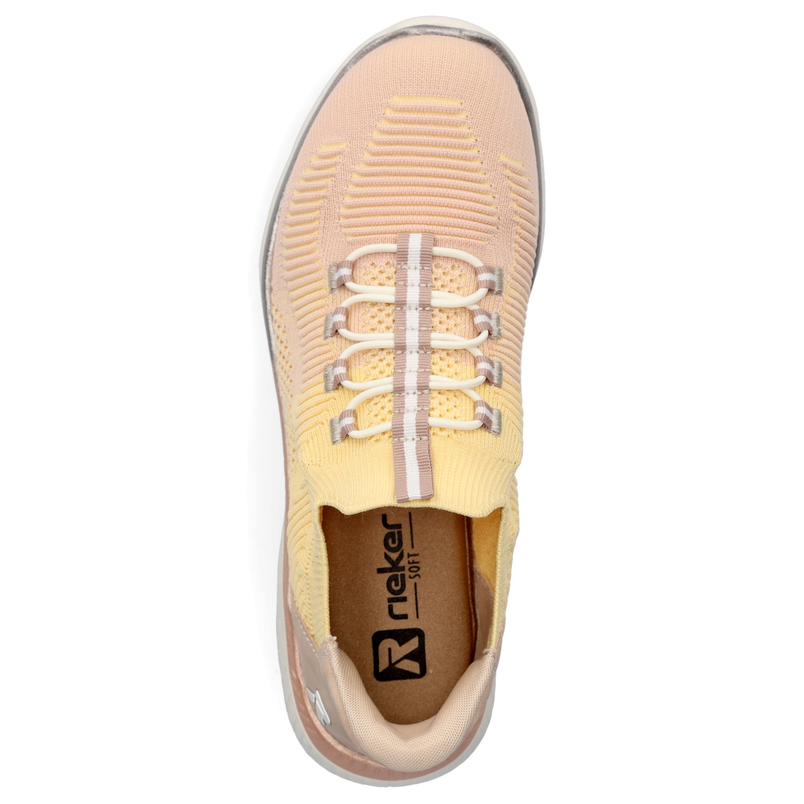 Rieker Damen Slipper gelb