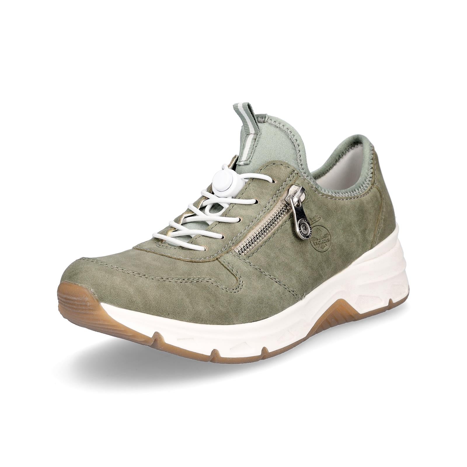 Rieker Damen Slip-on Sneaker grün