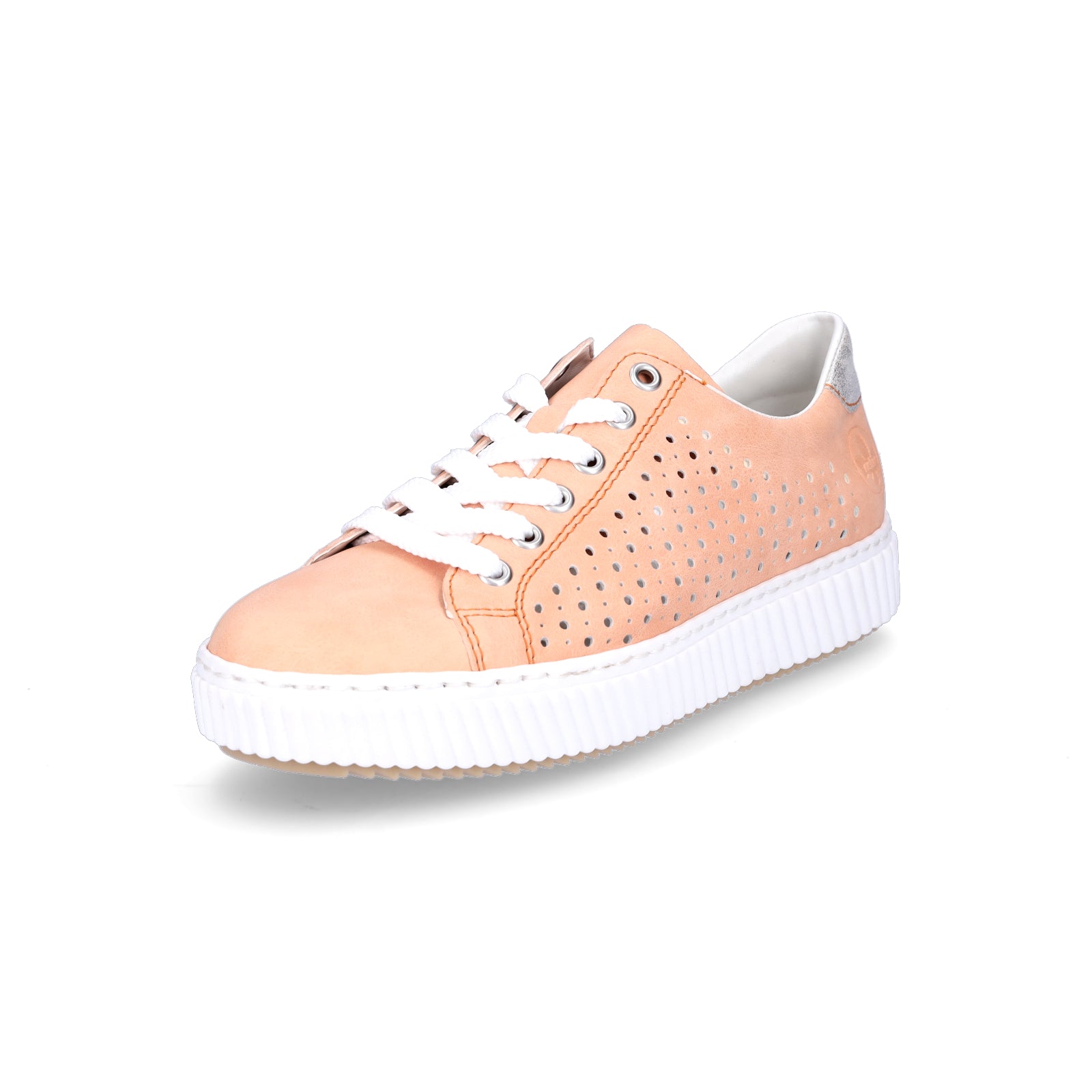 Rieker women's lace-up shoe apricot