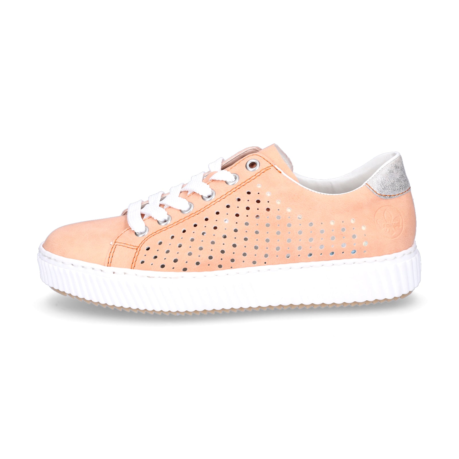 Rieker women's lace-up shoe apricot