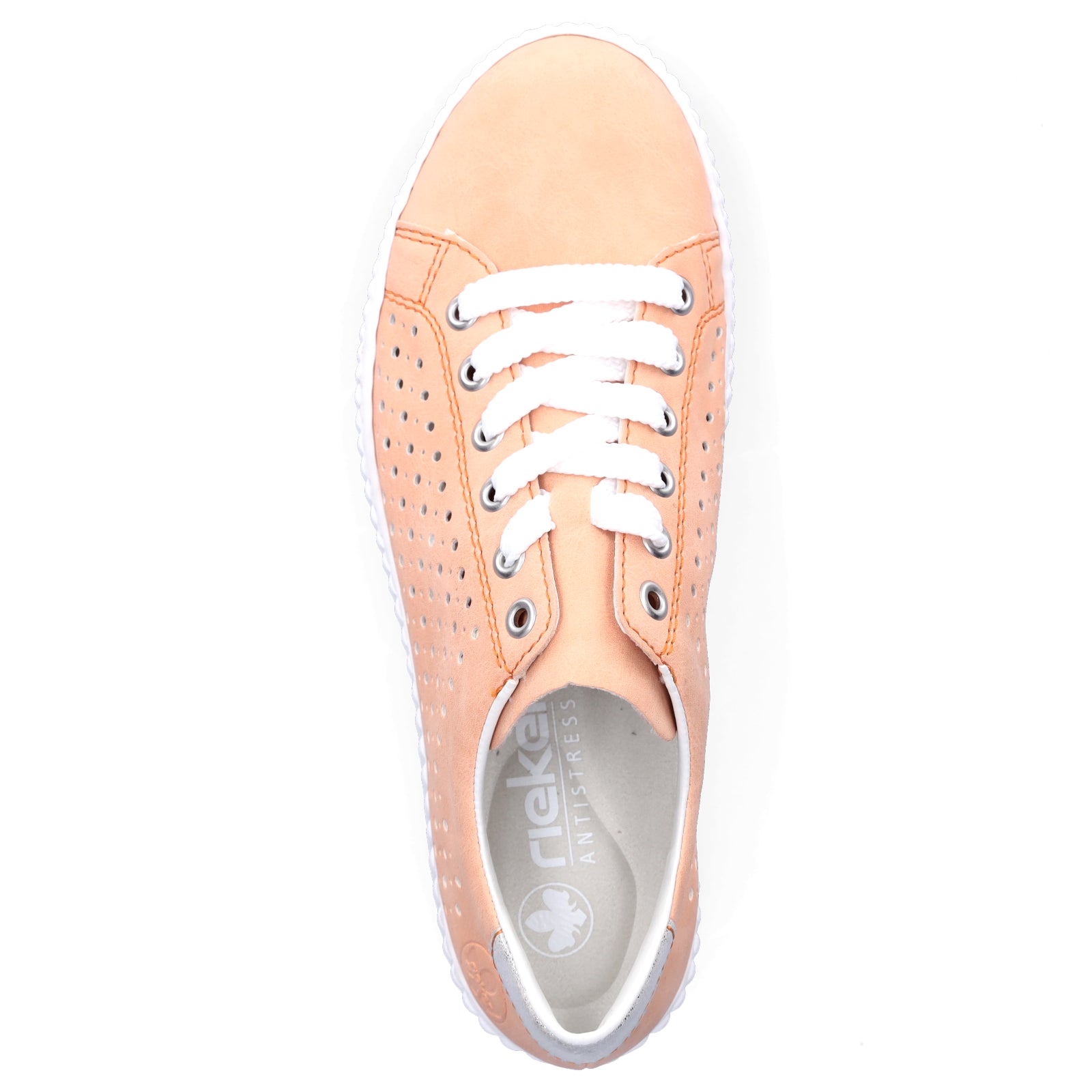 Rieker women's lace-up shoe apricot
