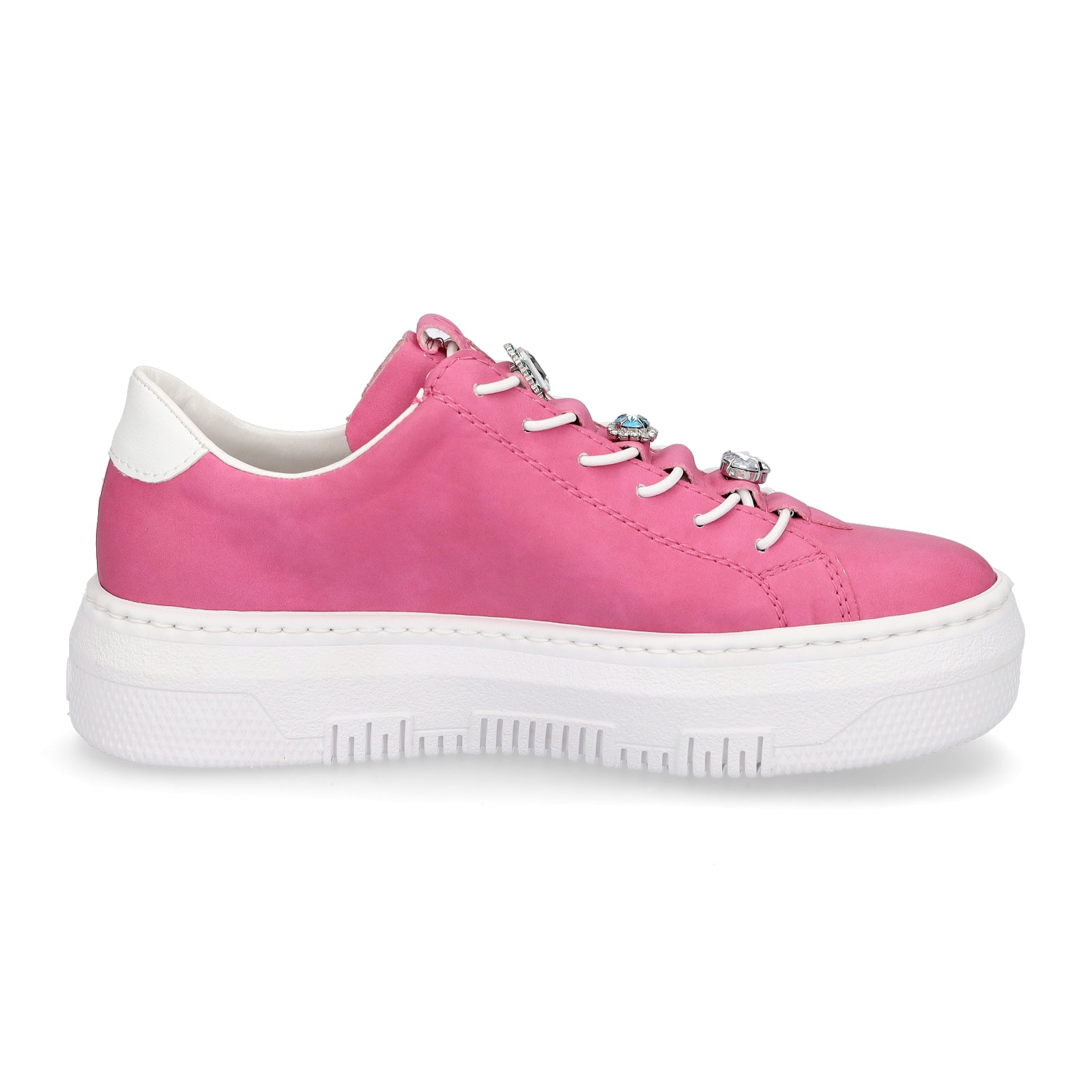 Rieker Damen Plateau Sneaker pink