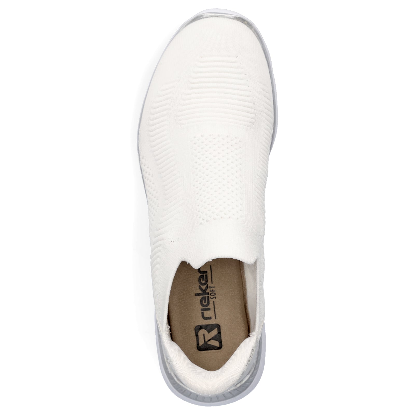Rieker women's slippers white
