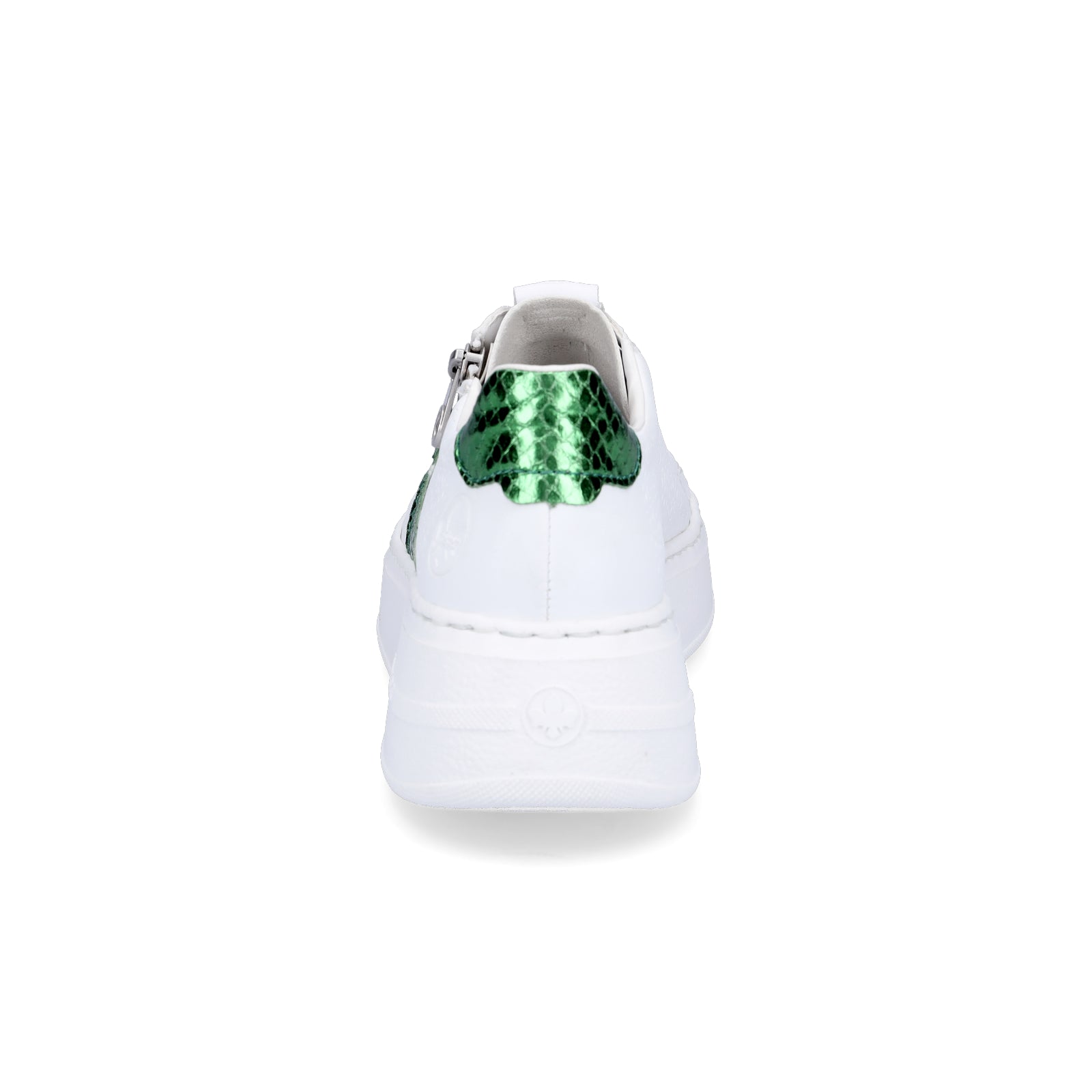 Rieker Damen Plateau Sneaker weiß