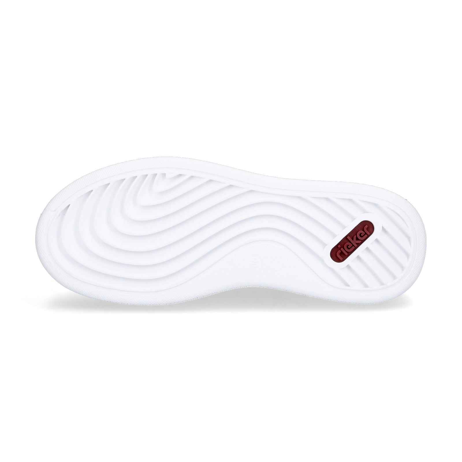Rieker Damen Plateau Sneaker weiß