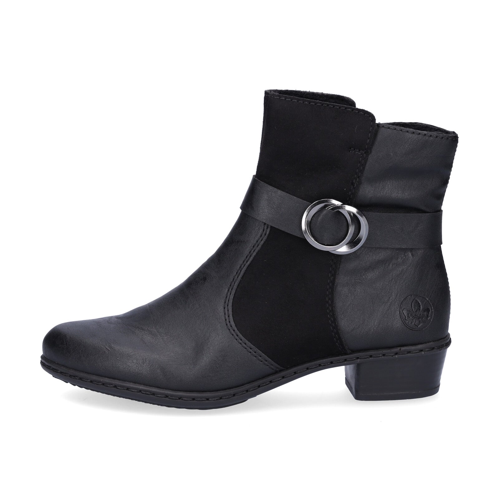 Rieker Damen Stiefelette schwarz