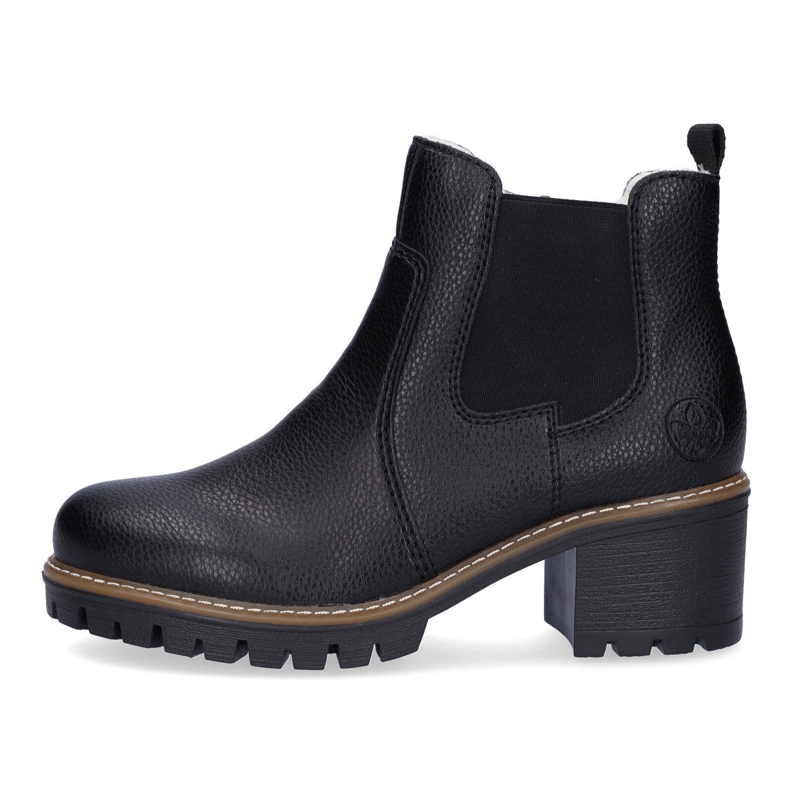 Rieker Damen Boot schwarz