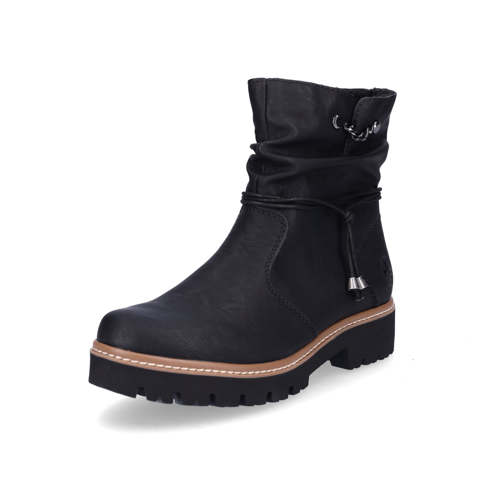Rieker Damen Boot schwarz