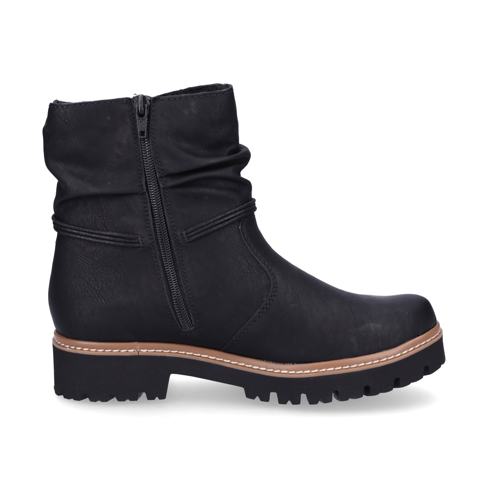 Rieker Damen Boot schwarz