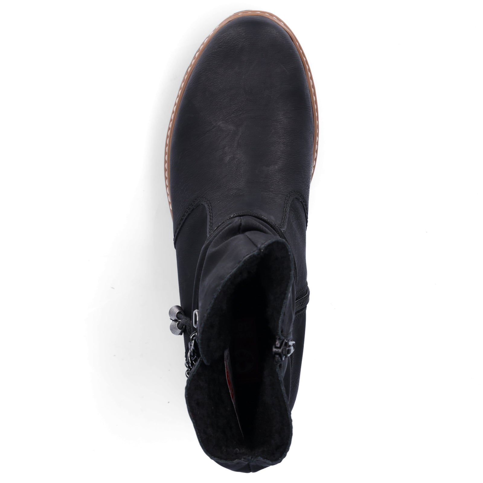 Rieker Damen Boot schwarz
