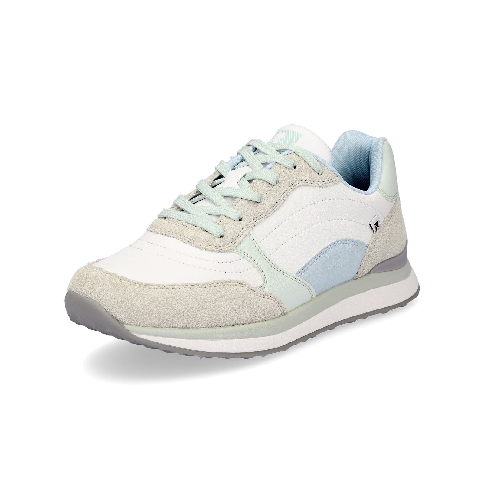 Rieker Evolution women's leather sneakers pastel